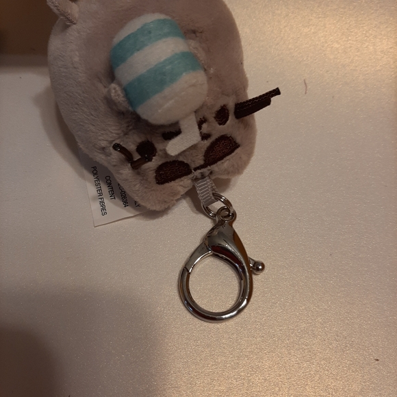 Pusheen Cat lazy summer series 1 New Gund keychain purse charm - Picture 4 of 5